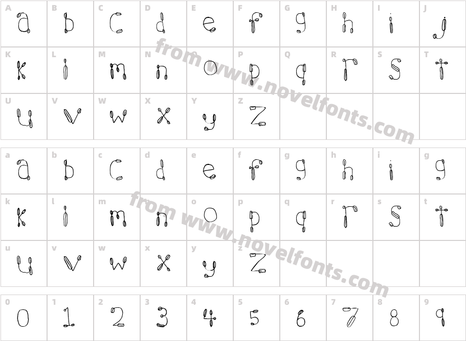 JI SandedCharacter Map