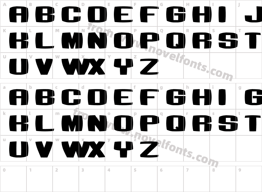 JI SarodeCharacter Map