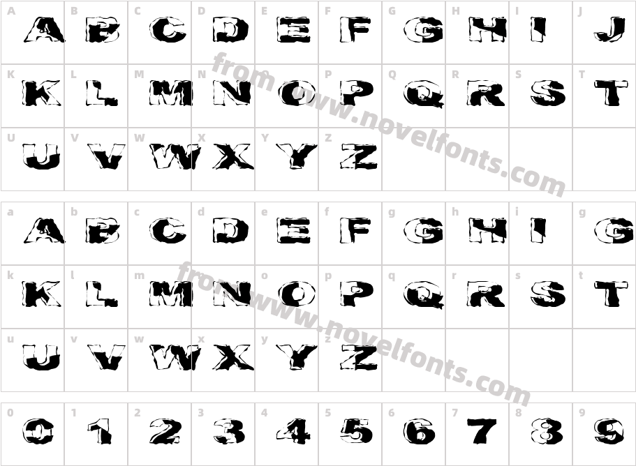 JI SaunasCharacter Map