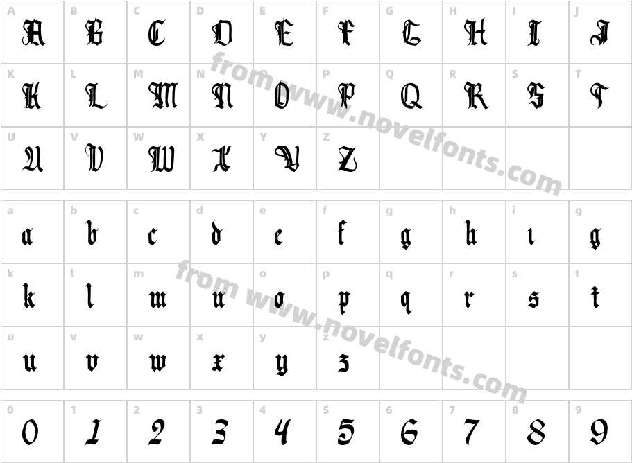 BlackcloakCharacter Map