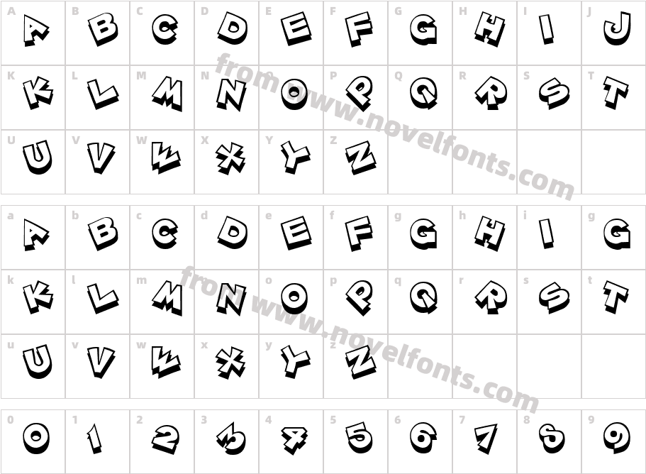 JI SchemaCharacter Map