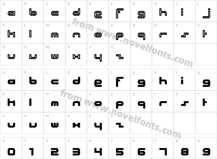 JI ScriveCharacter Map