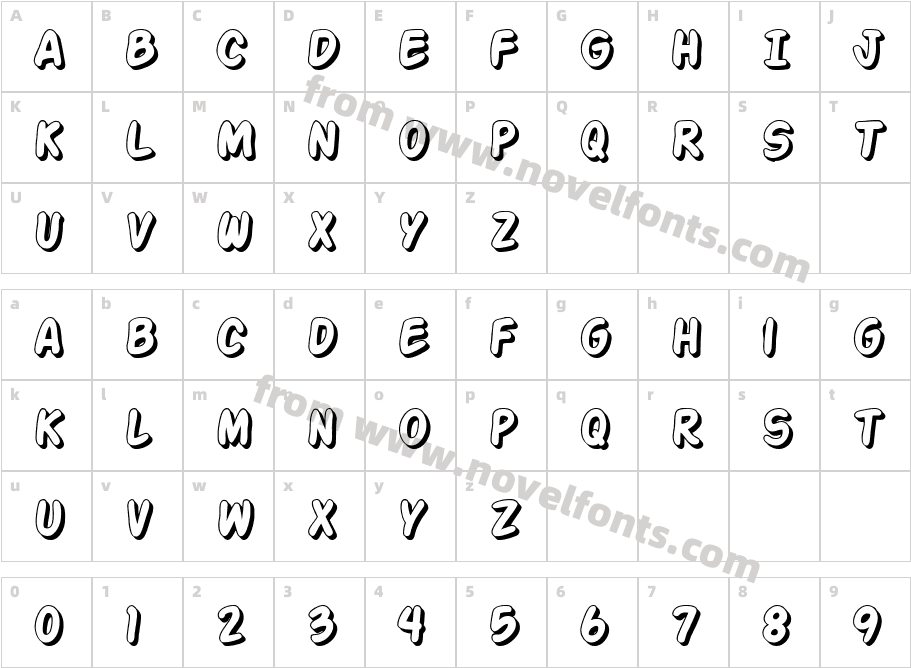 JI SecernCharacter Map