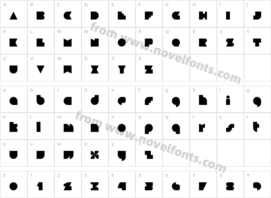 BlackfootCharacter Map