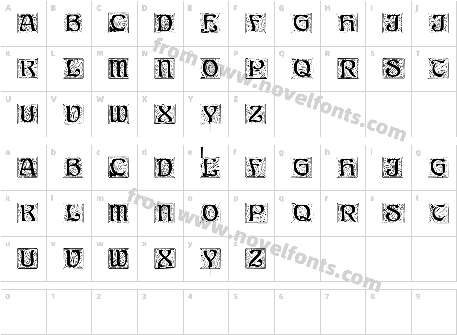 JI ShnookCharacter Map