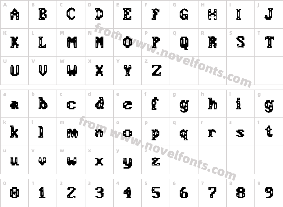 JI ShoalyCharacter Map