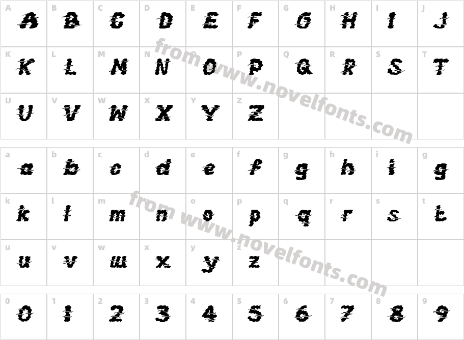 JI SigneeCharacter Map