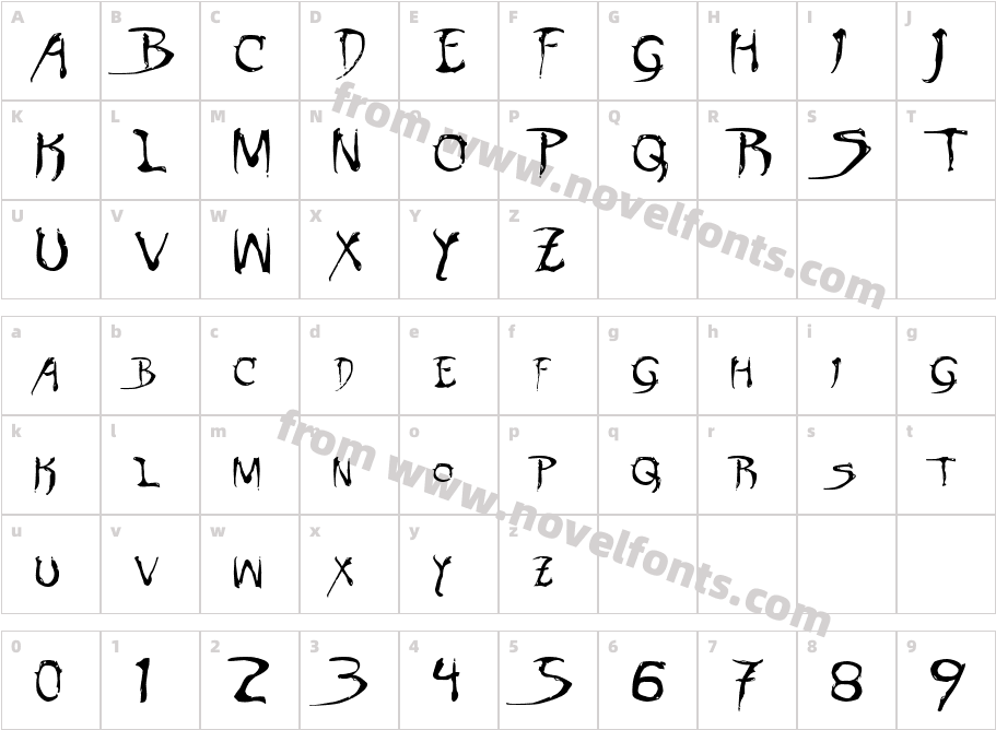 JI SkycapCharacter Map