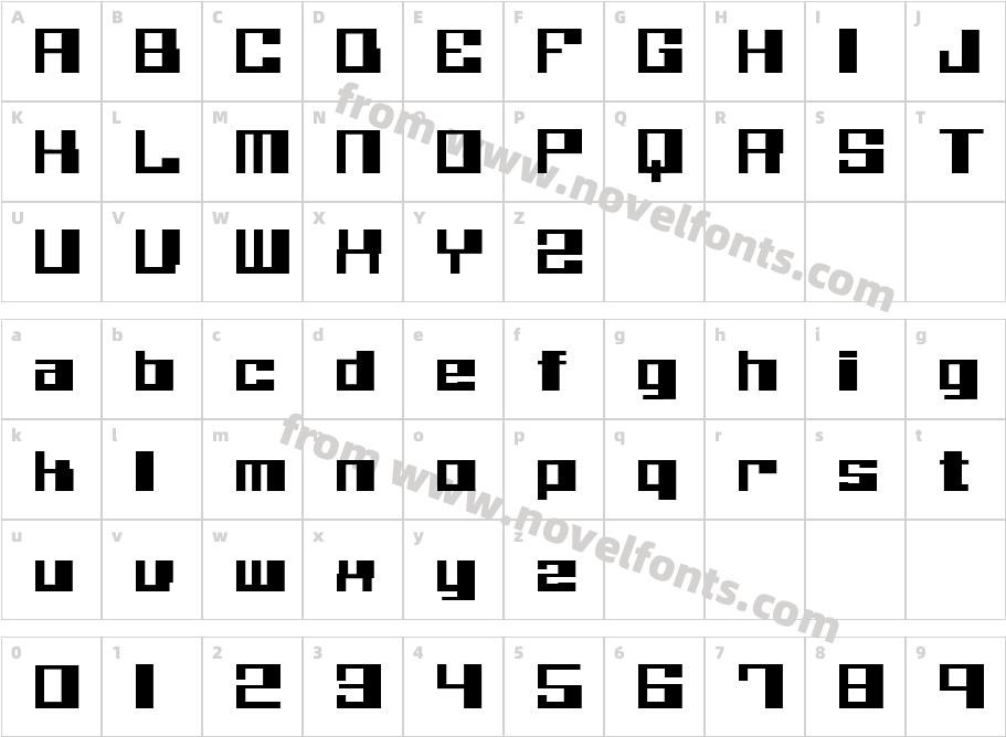 JI SleeveCharacter Map