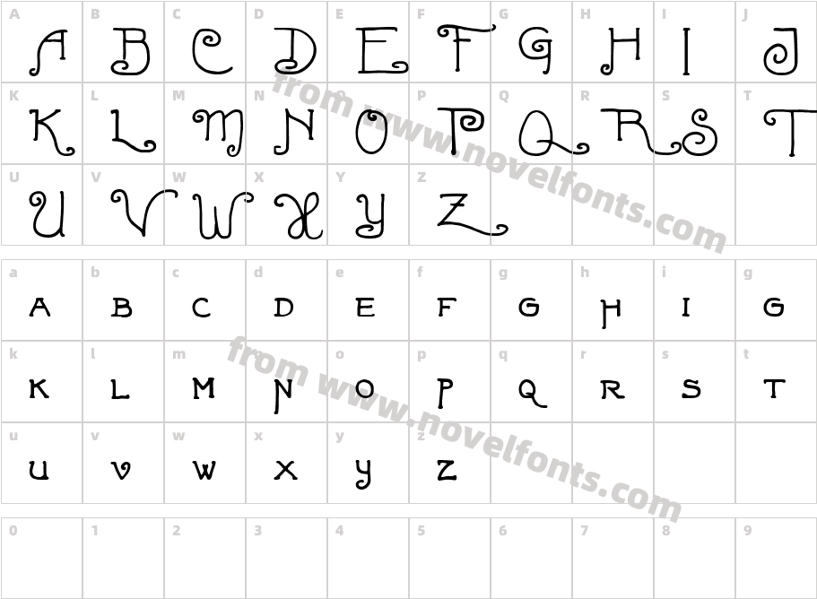 JI SliestCharacter Map