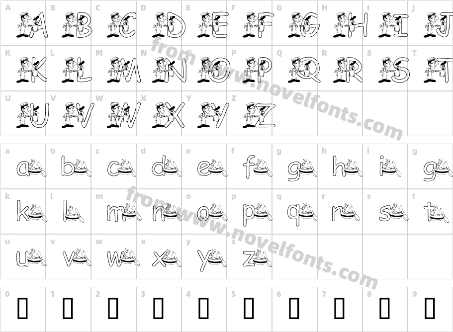 JNK SoupCharacter Map