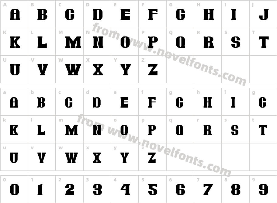 JambonCharacter Map