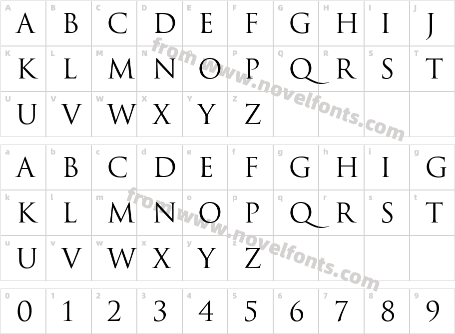 Jd-clsrCharacter Map