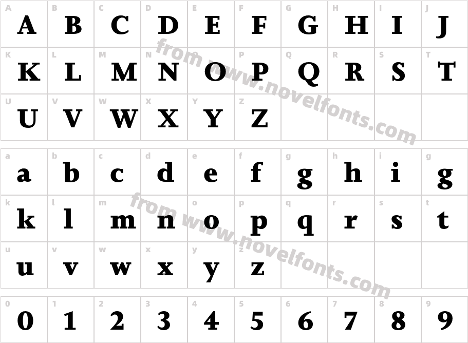 Joanna Nova BlackCharacter Map