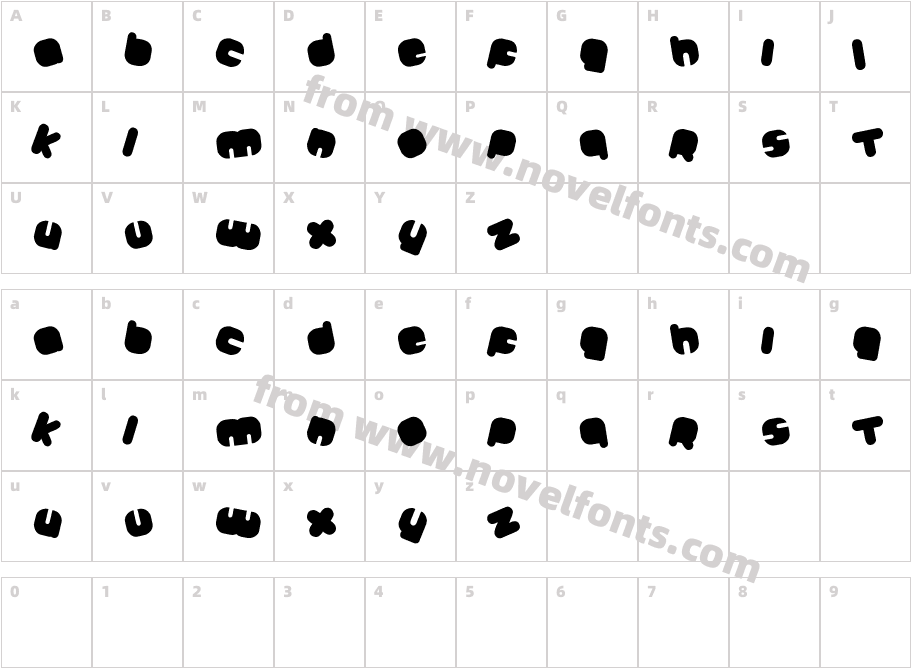 Johanneke Black MixedCharacter Map