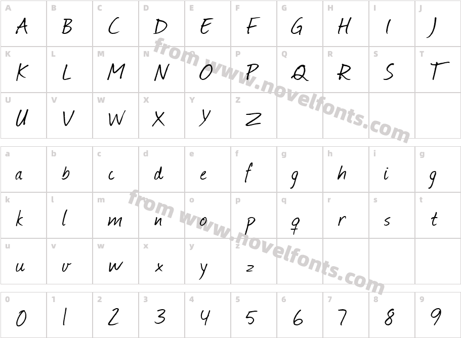 JournalCharacter Map