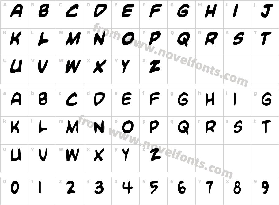 Blambot CustomCharacter Map