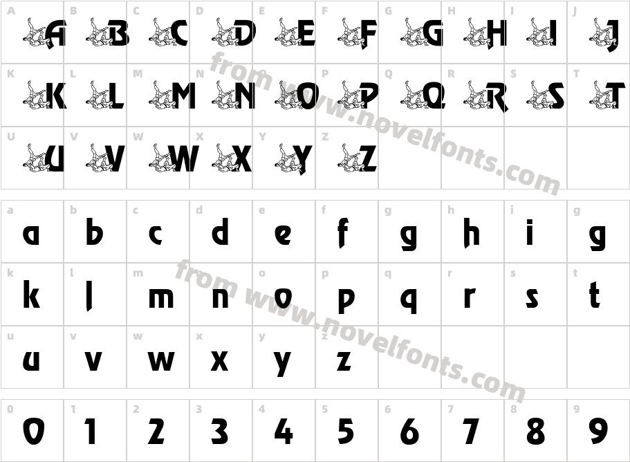 Judo BeckerCharacter Map