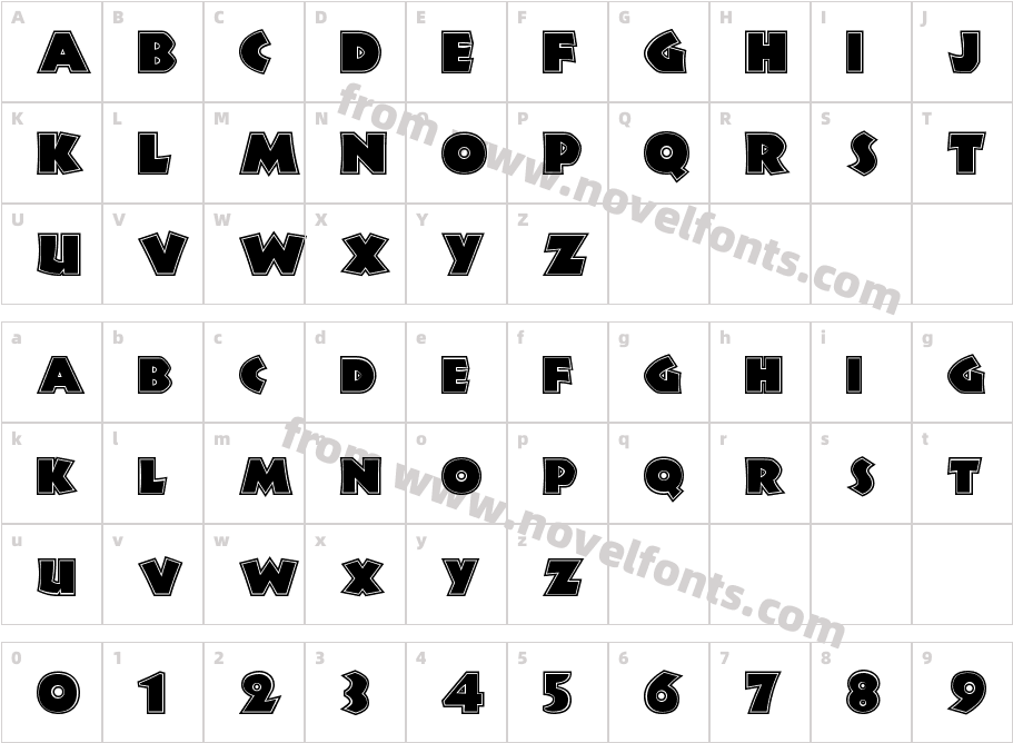 Jungle Fever InlineNFCharacter Map