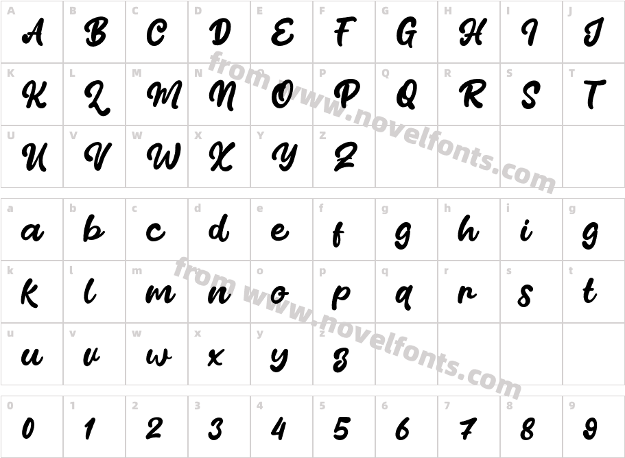 Blang HalocCharacter Map