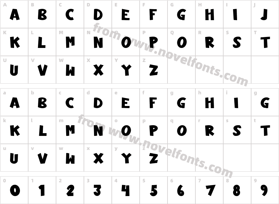 BlankIdeaRegularCharacter Map