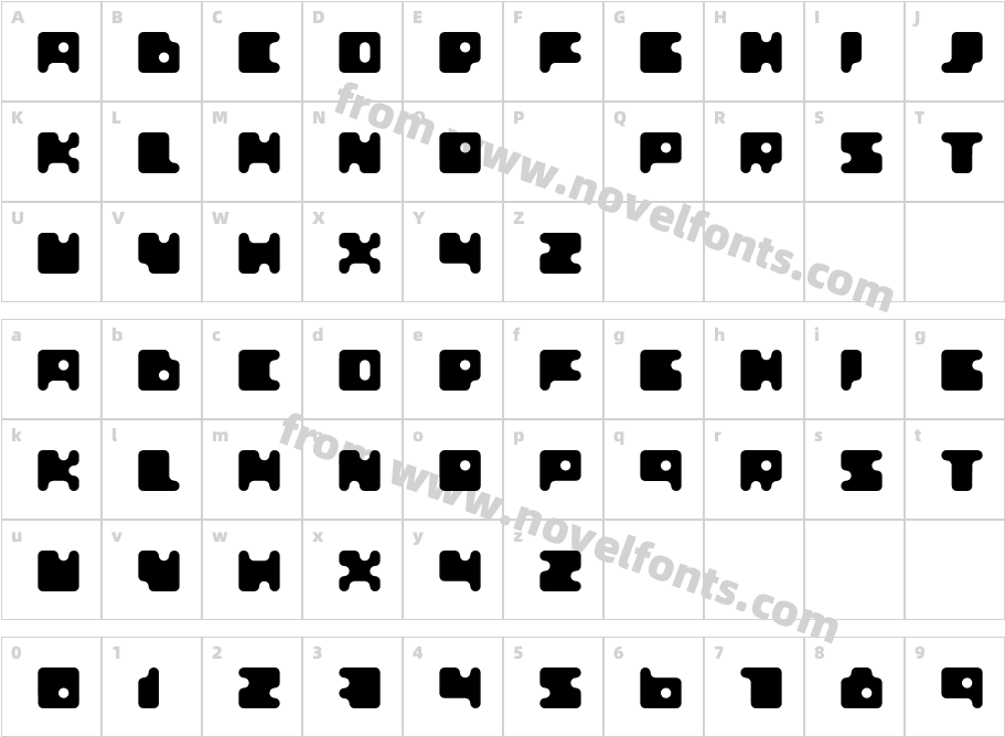 Just FontCharacter Map