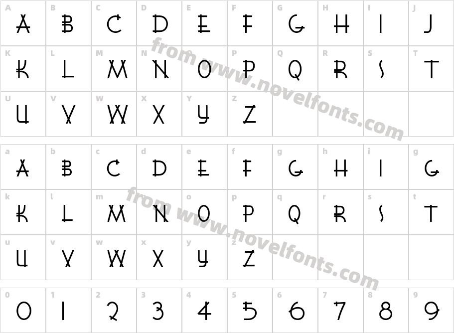 K22 LawentaCharacter Map