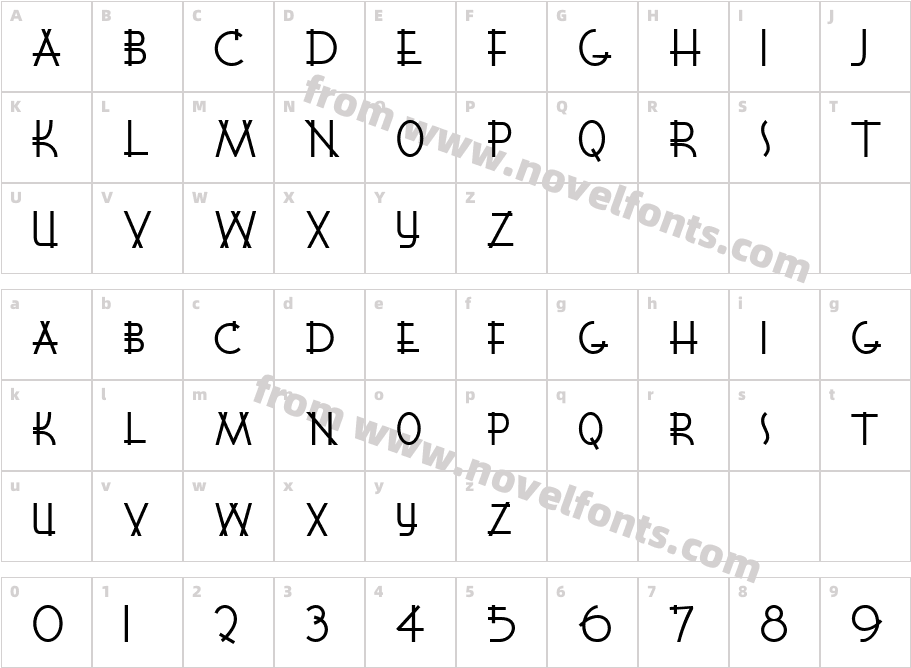 K22 LawentaCharacter Map