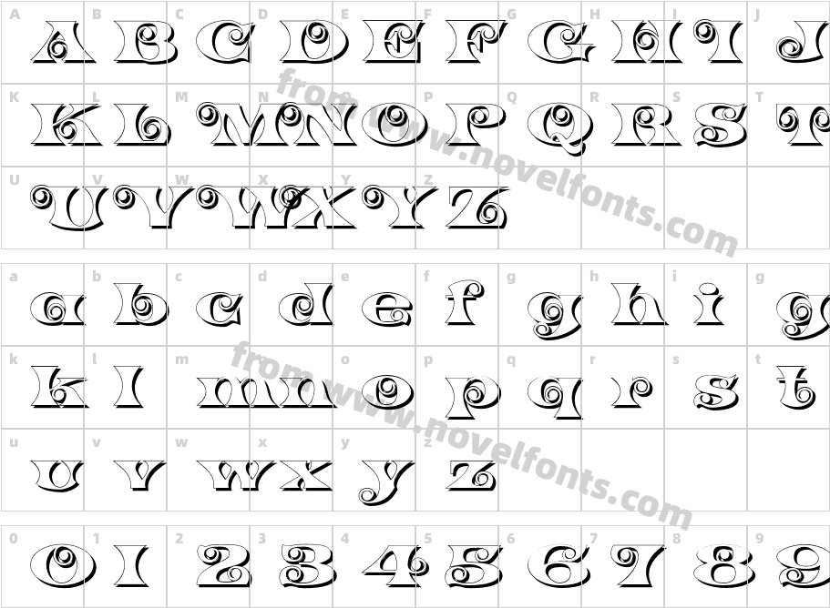 K22 Spiral Swash ShadowCharacter Map