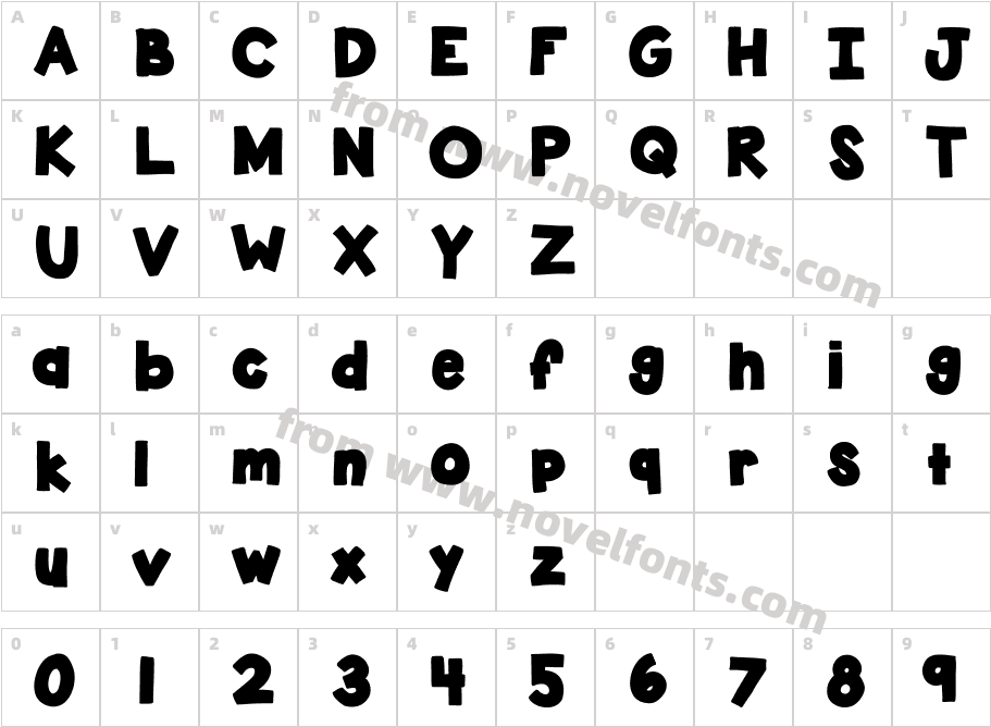 KB Stick To The PlanCharacter Map