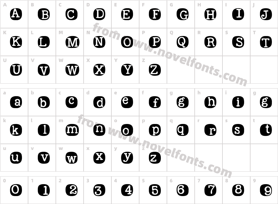 KG Wake Me UpCharacter Map