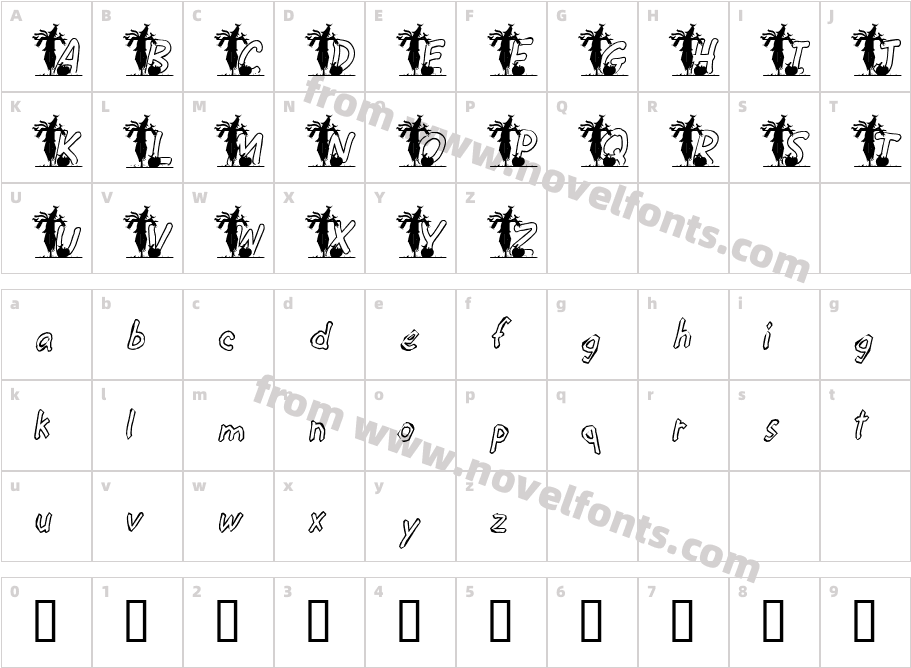 KG hALLOWEEN1Character Map