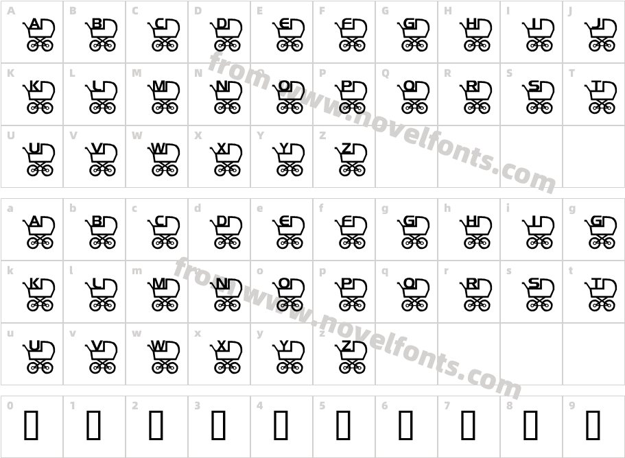 KR Baby B's First Day OutCharacter Map