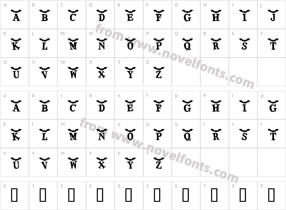 KR BattyCharacter Map