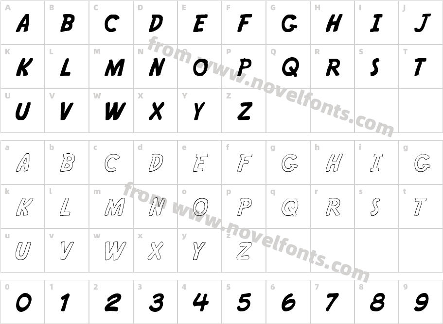 KRYPTOSCRIPTOCharacter Map