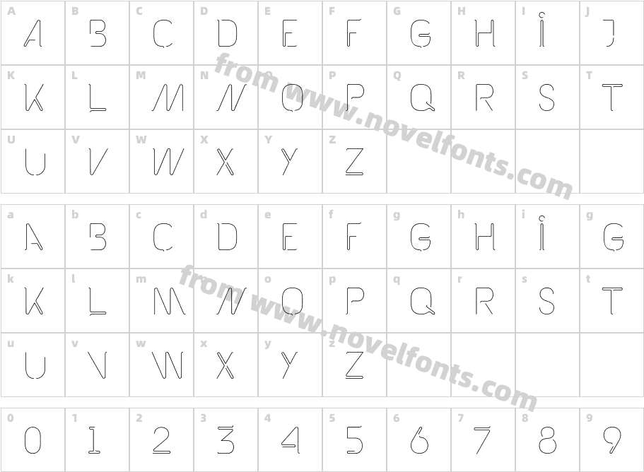 Kabel LightCharacter Map