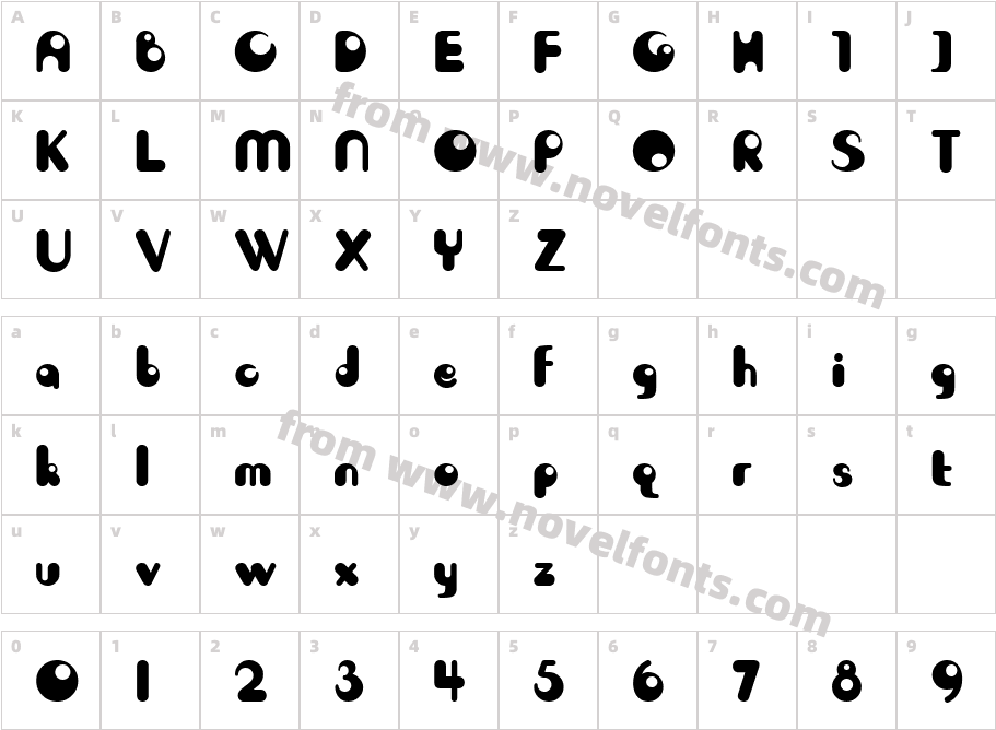 KaboomCharacter Map