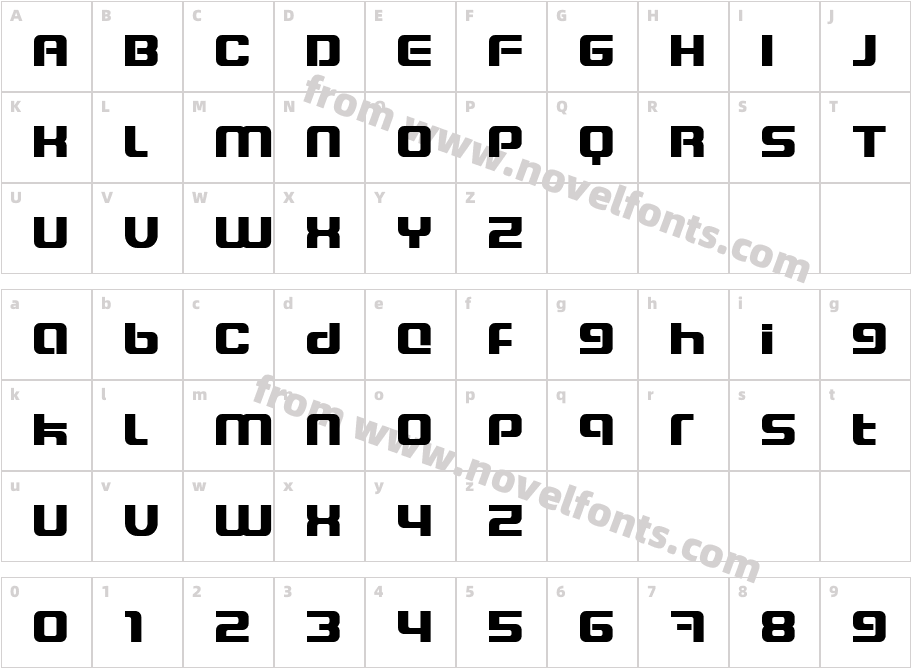 Blaster EternalCharacter Map