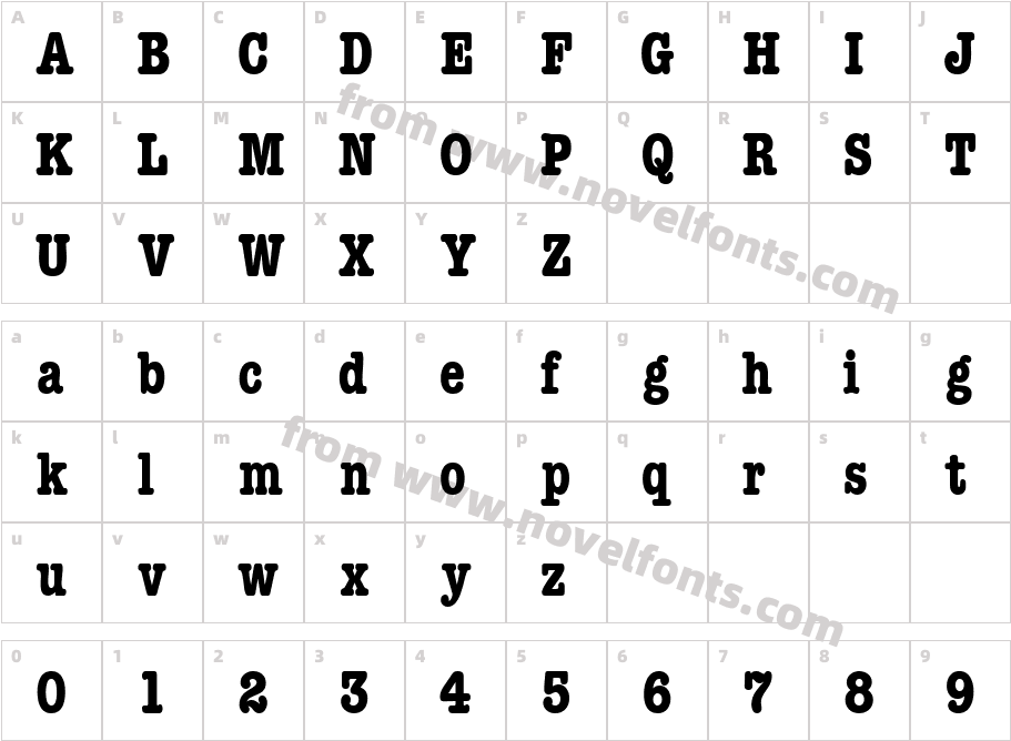 Keyboard CondS Si BoldCharacter Map