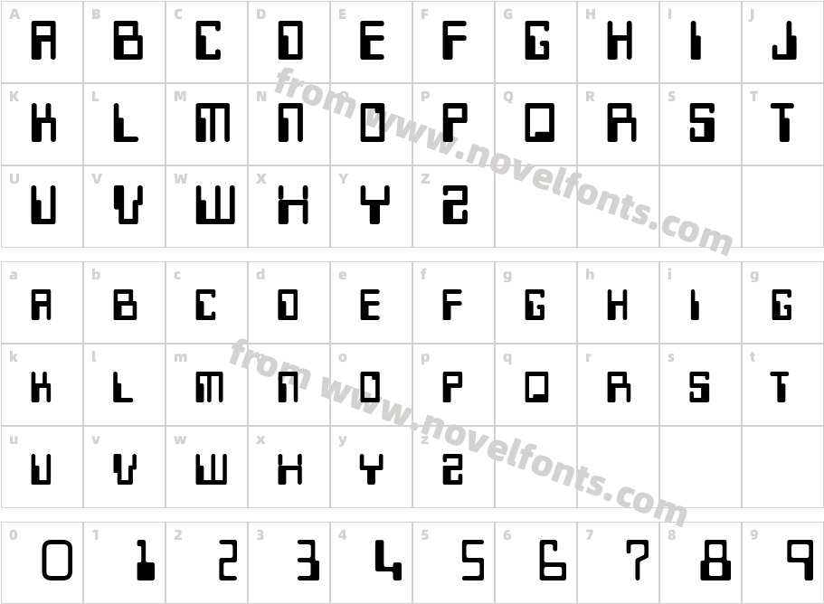 Keypunch PlainCharacter Map