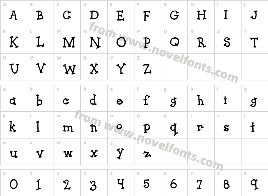 Kids4 FunCharacter Map