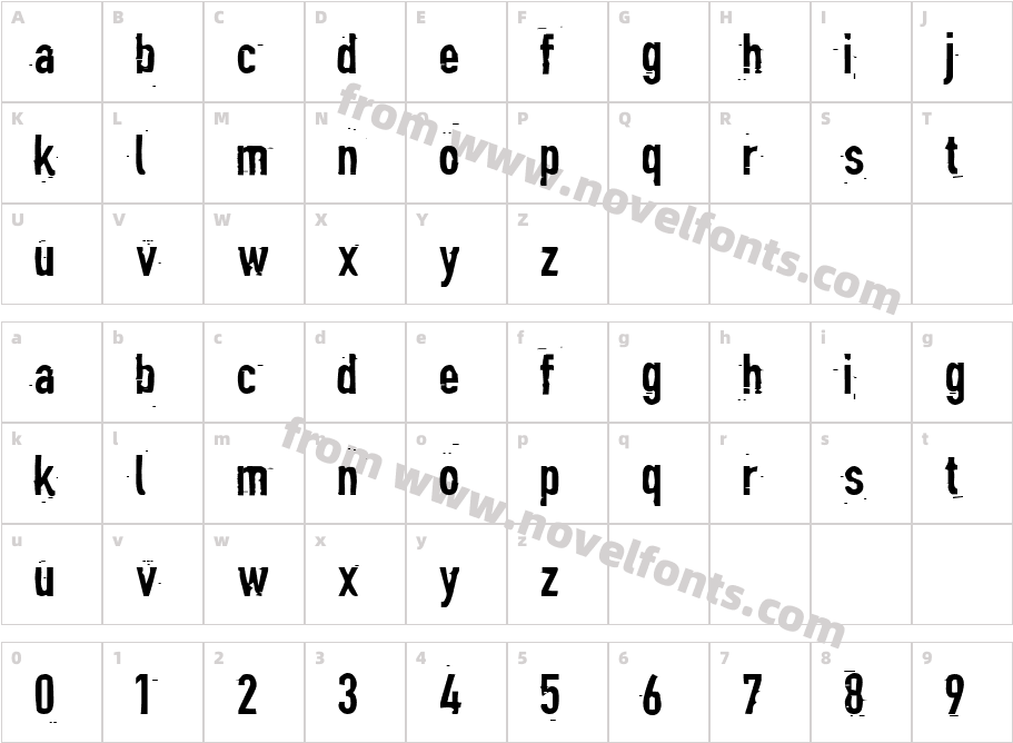 BlindCharacter Map