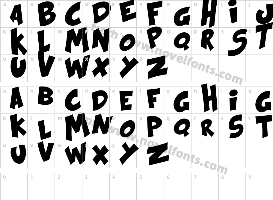 Kraash BlackCharacter Map