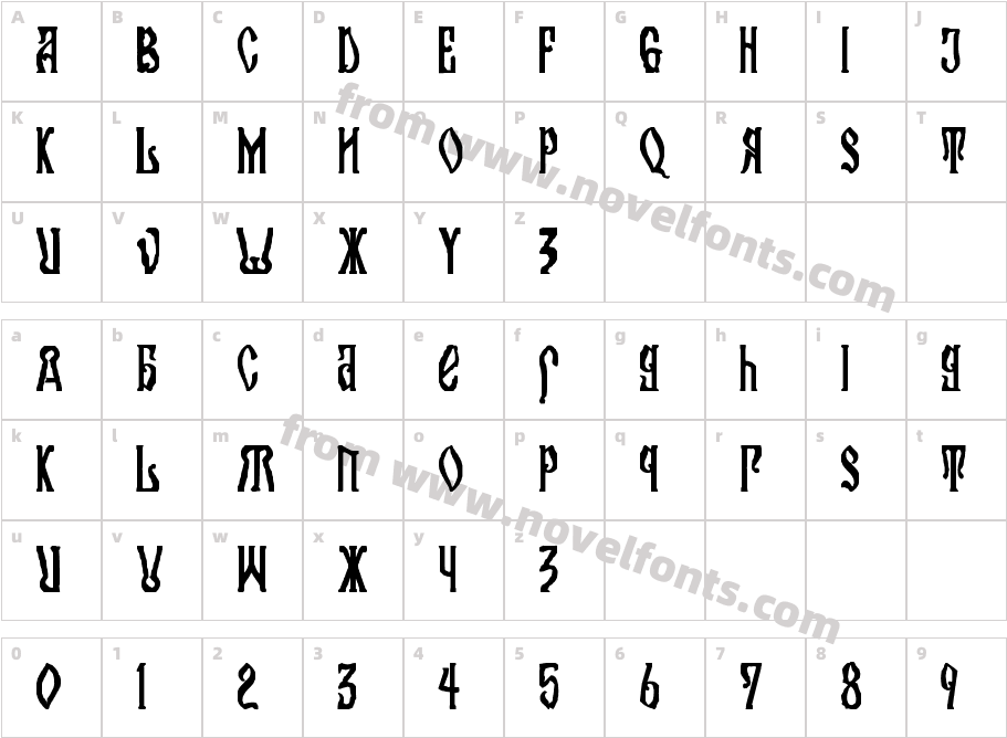 Kremlin Orthodox ChurchCharacter Map