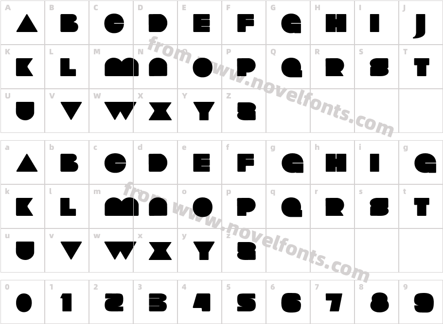 Kubizmus DemoCharacter Map