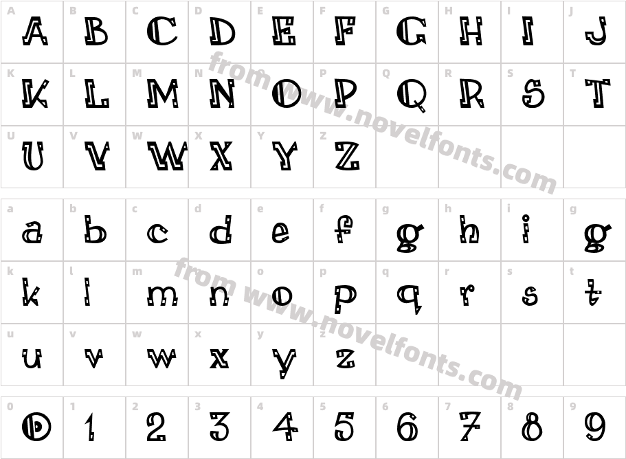 LEADvilleASTROnaut InlineCharacter Map