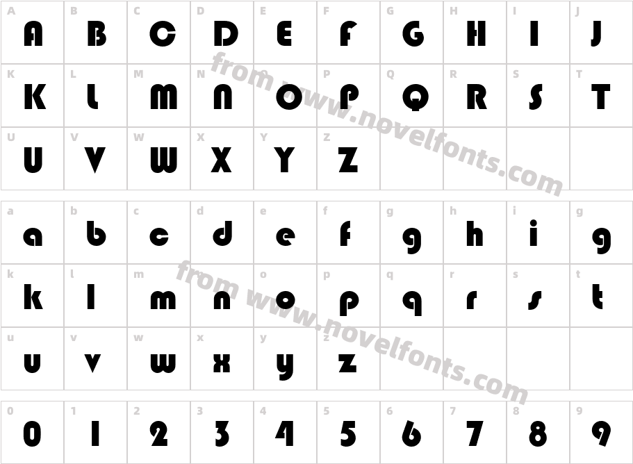 BlippoBlaDCharacter Map