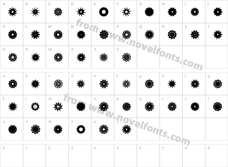 La Morte4Character Map