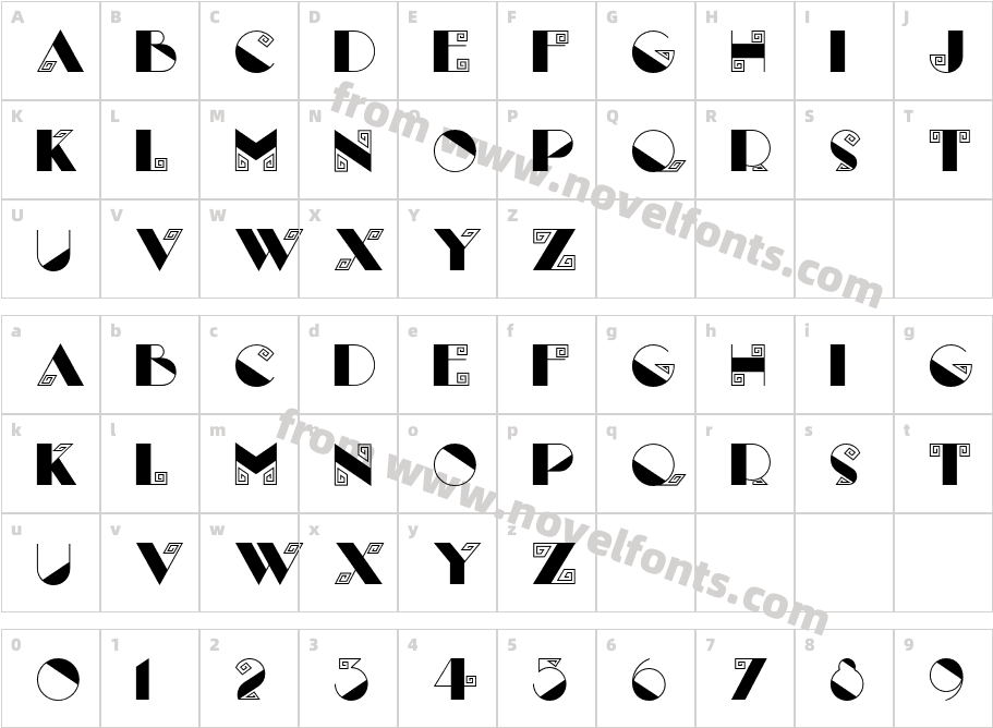 LabyrinthNFCharacter Map