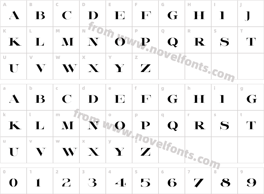 LafitteCharacter Map